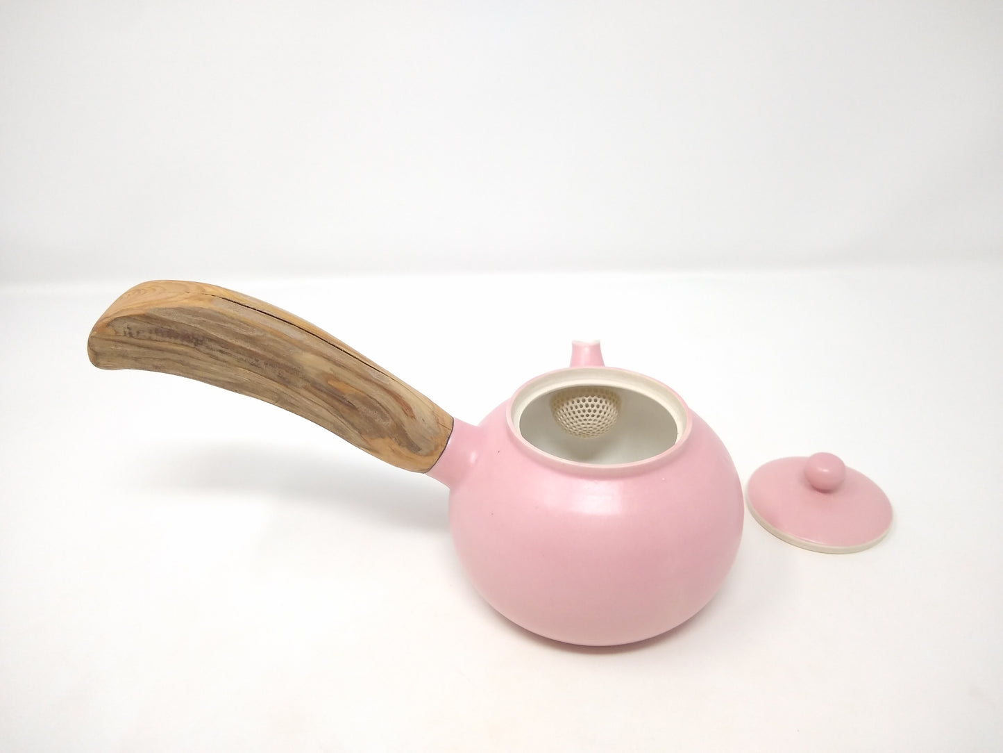 330ml Pink Kyusu with two matching bowls