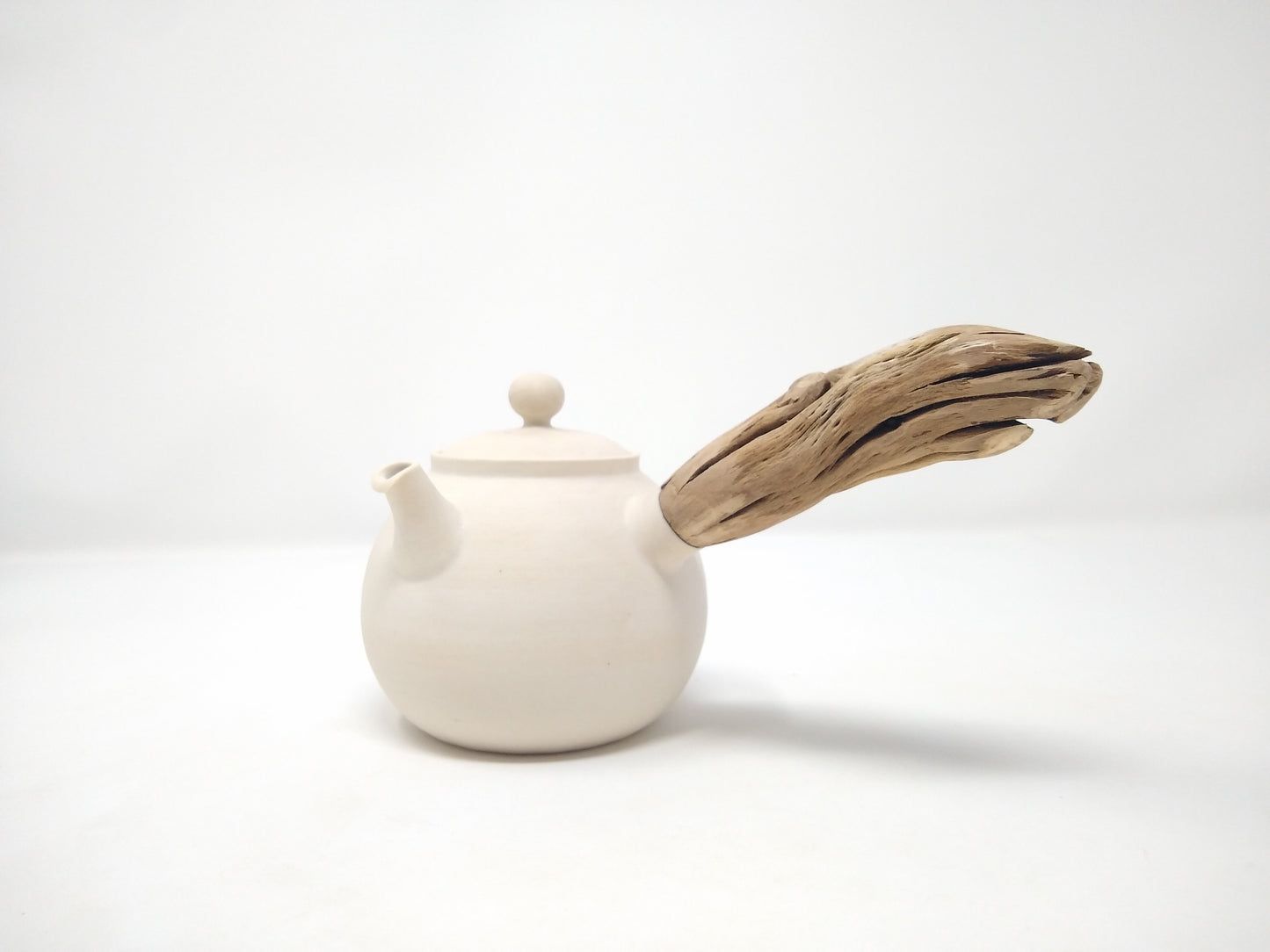 260ml Eggshell White Kyusu