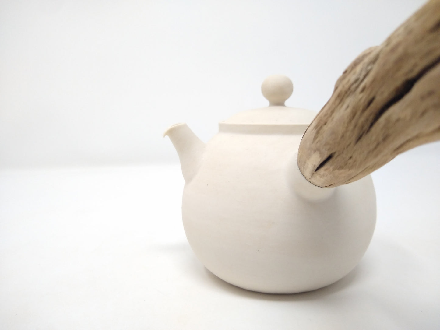 260ml Eggshell White Kyusu