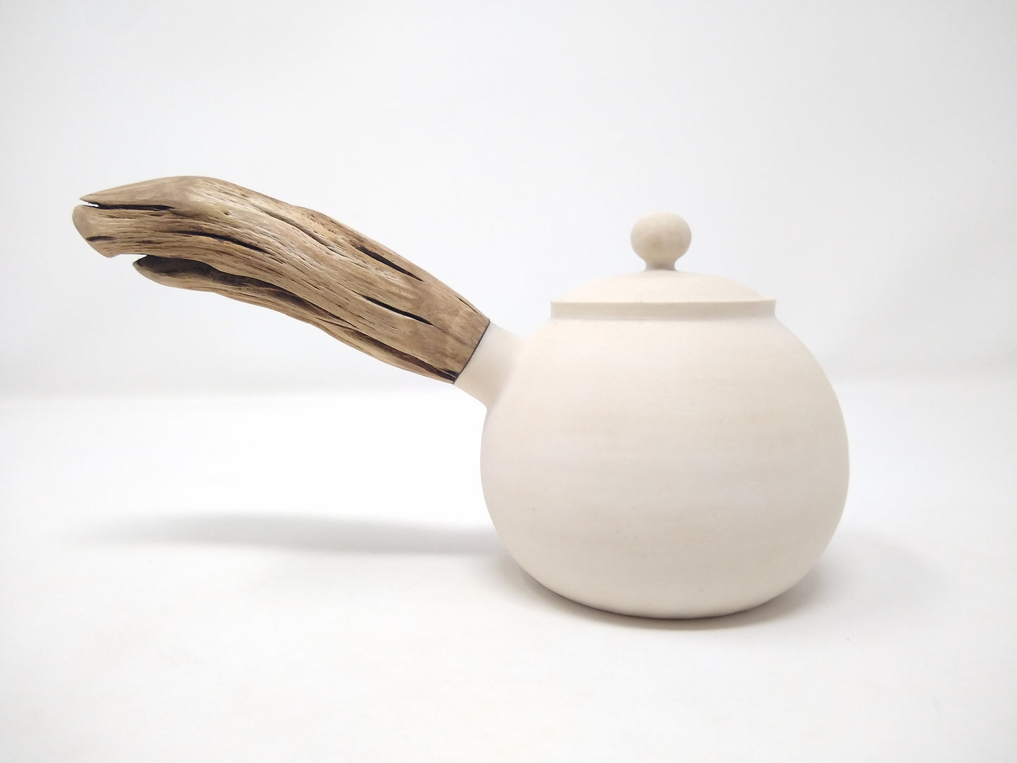 260ml Eggshell White Kyusu