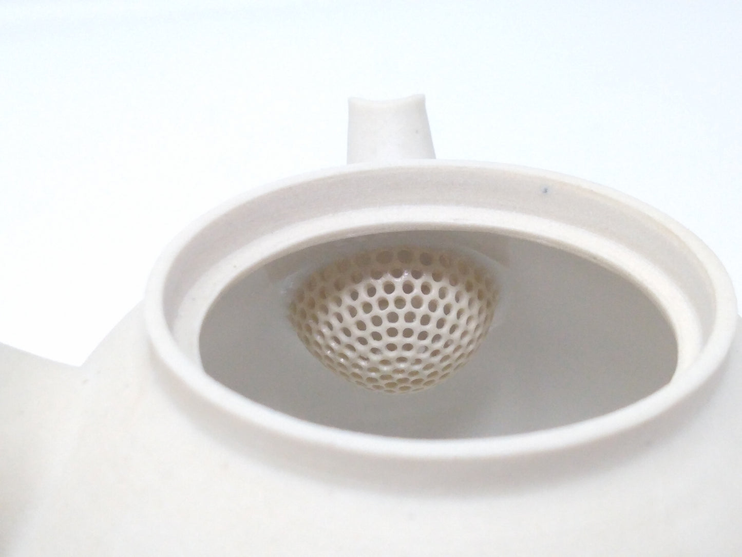 260ml Eggshell White Kyusu