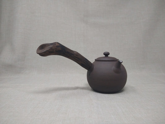 250ml Dark Chocolate Kyusu (leftie)