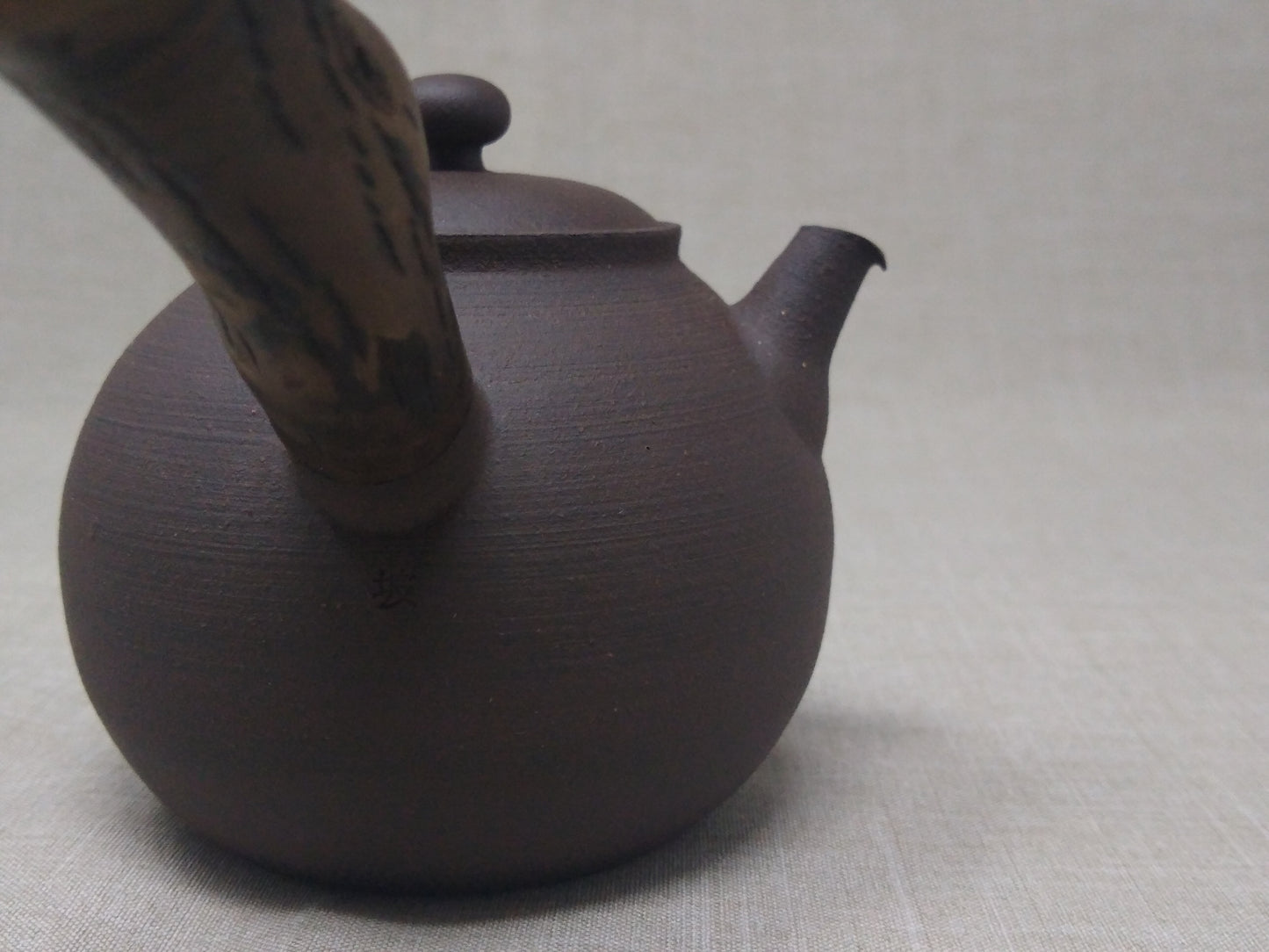 250ml Dark Chocolate Kyusu (leftie)