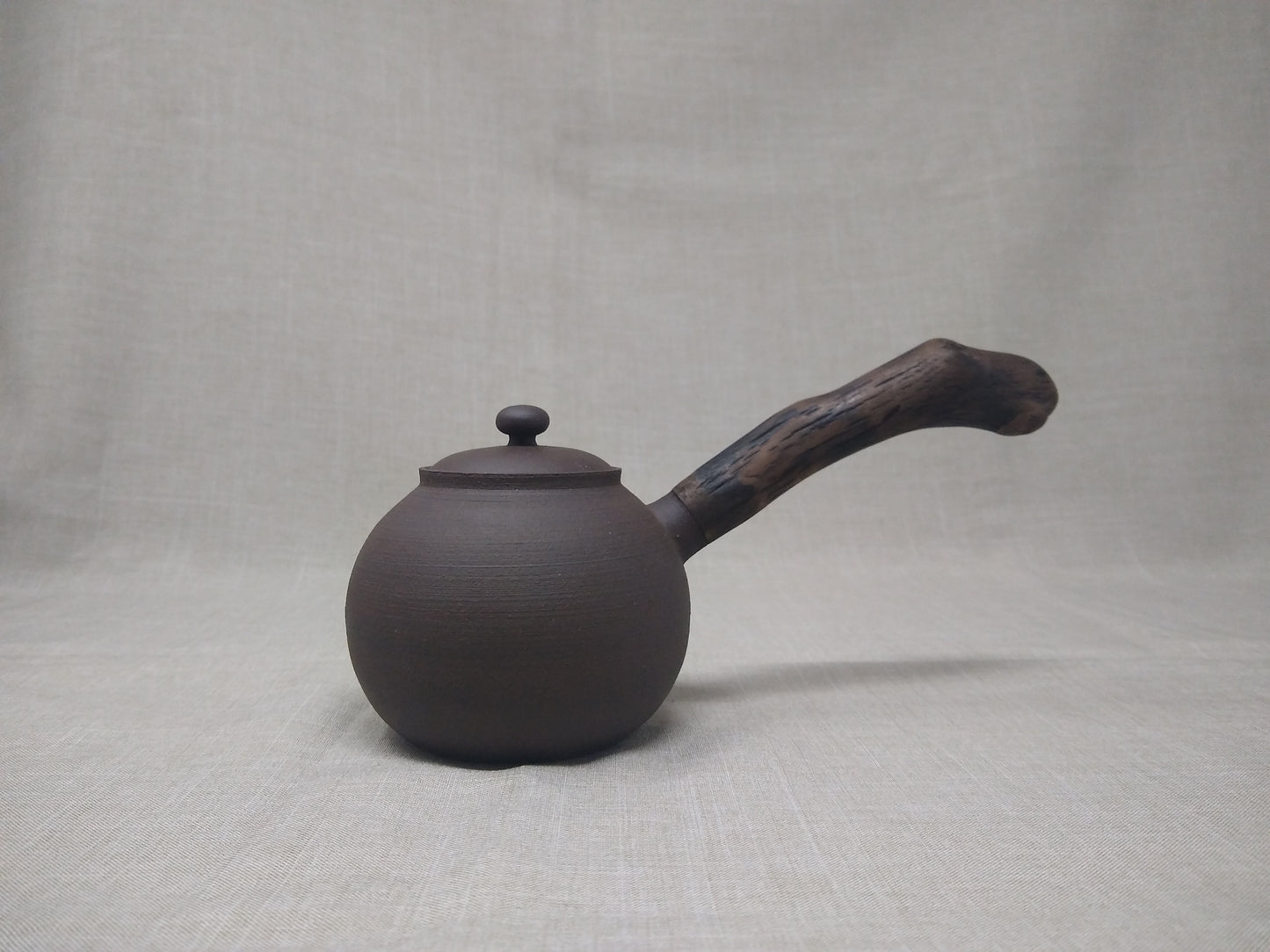 250ml Dark Chocolate Kyusu (leftie)