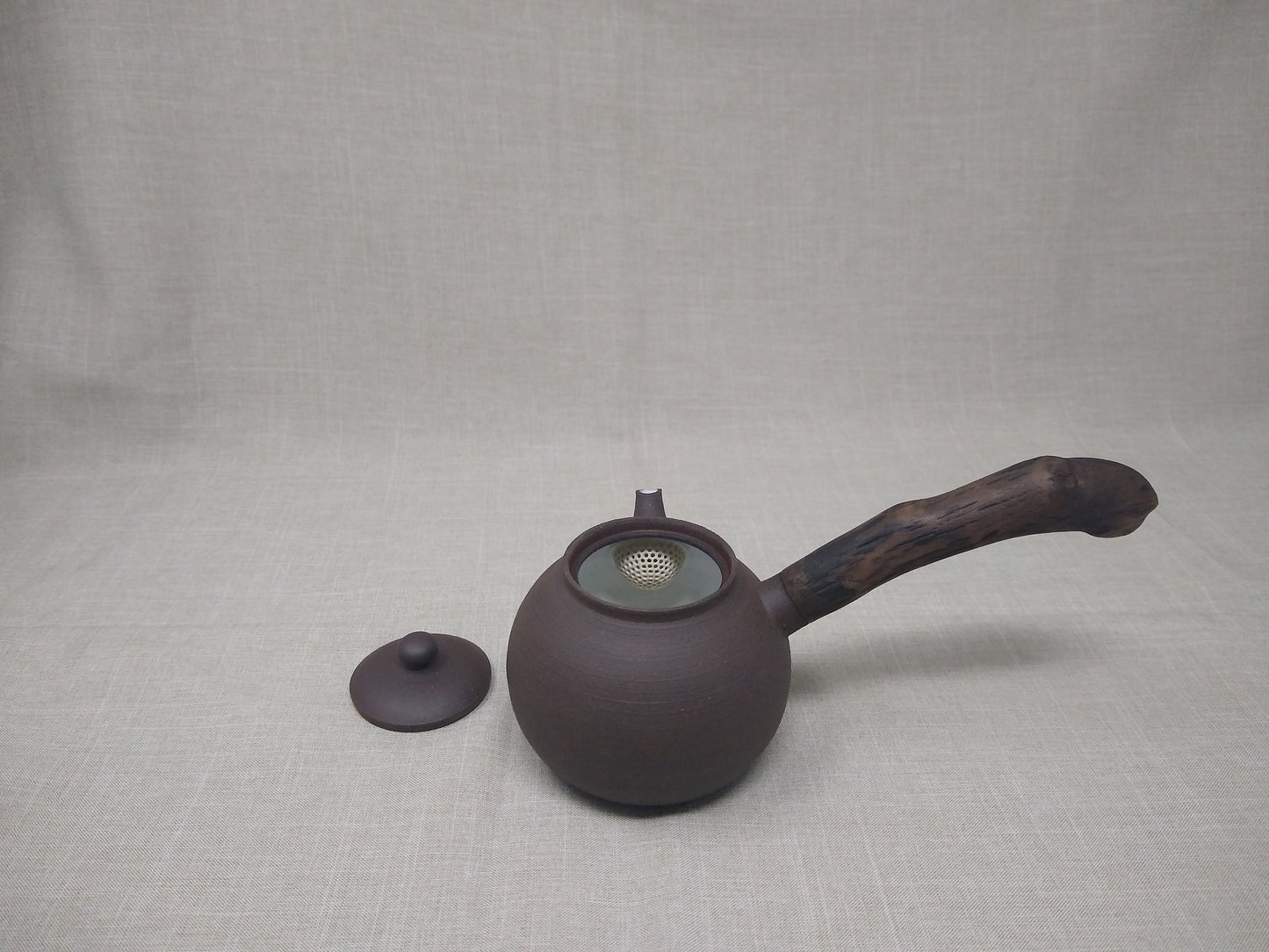 250ml Dark Chocolate Kyusu (leftie)