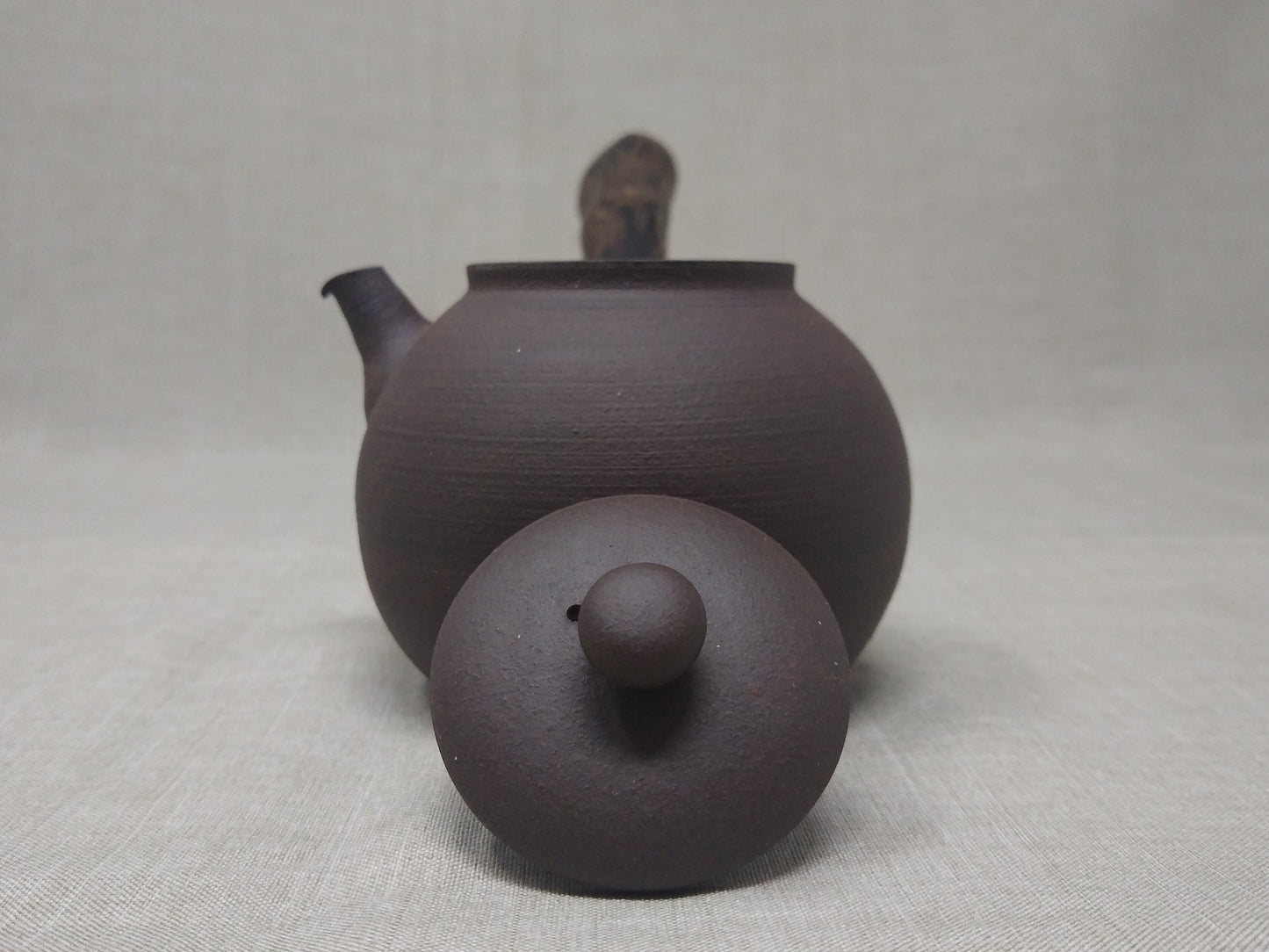 250ml Dark Chocolate Kyusu (leftie)