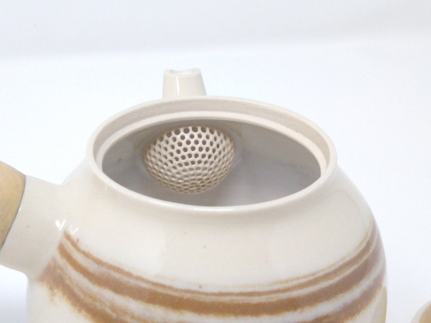 370ml Swirled Porcelain Kyusu