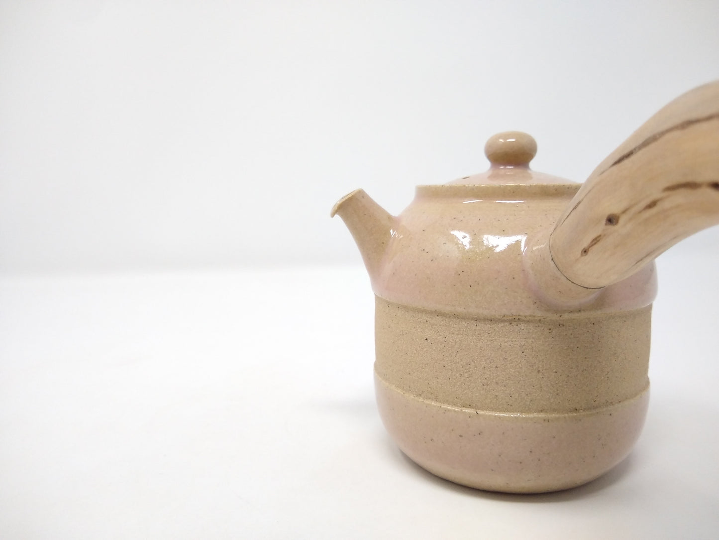 280ml Pink Kyusu with 3 matching cups