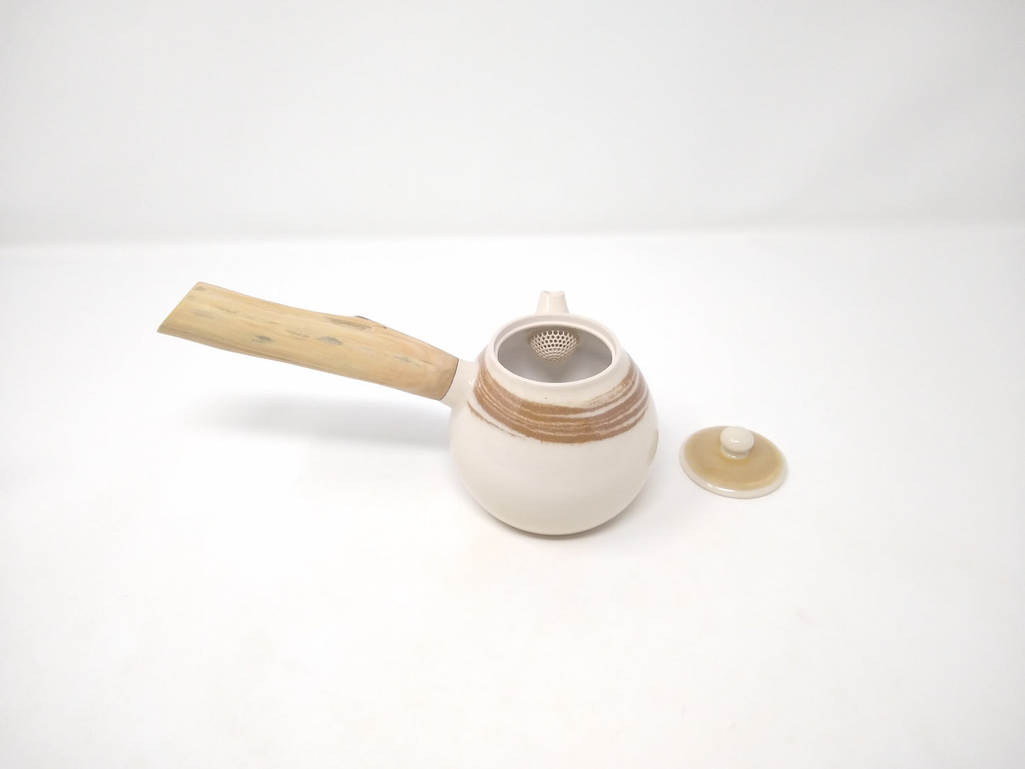 310ml Swirled Porcelain Kyusu