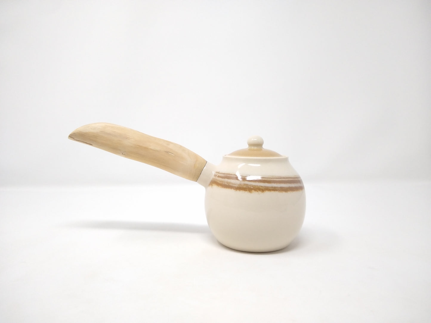 370ml Swirled Porcelain Kyusu