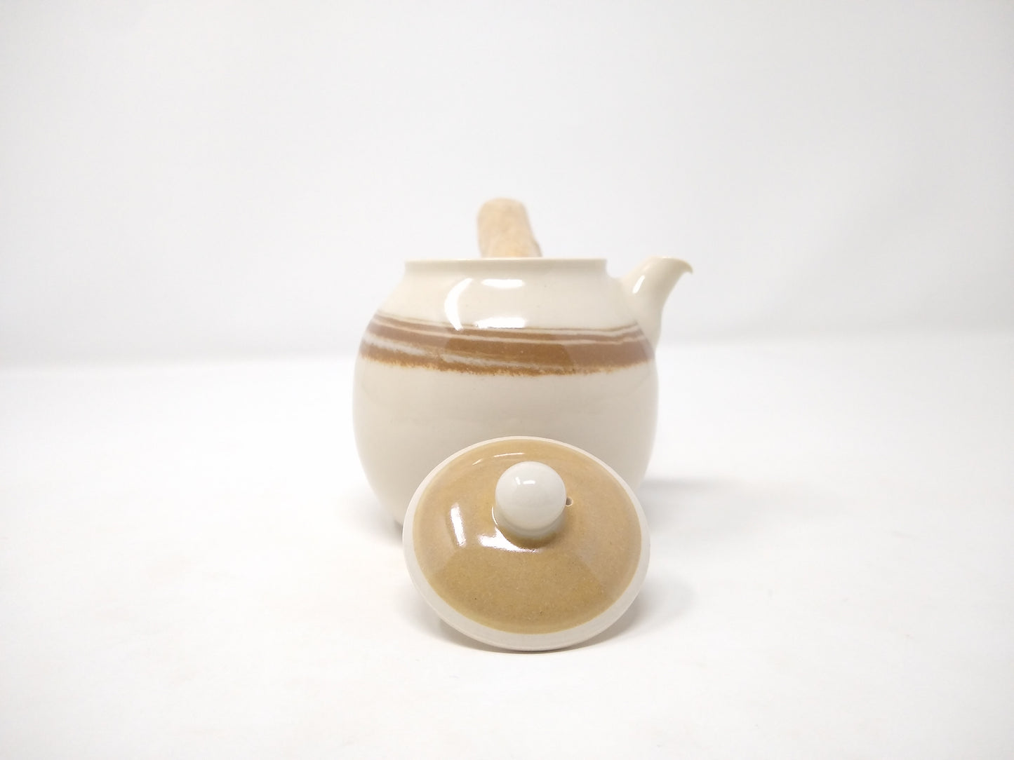 370ml Swirled Porcelain Kyusu