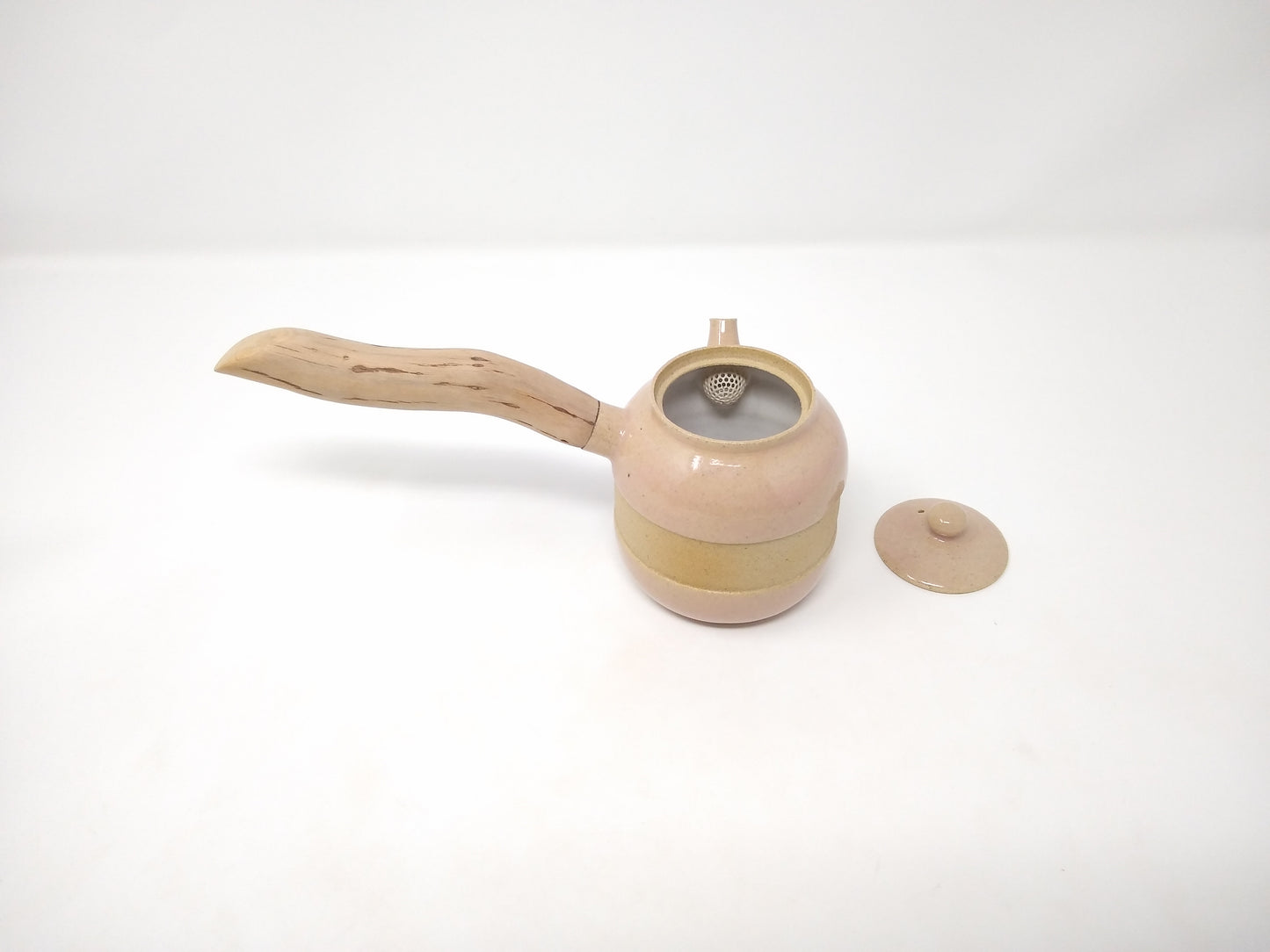 280ml Pink Kyusu with 3 matching cups